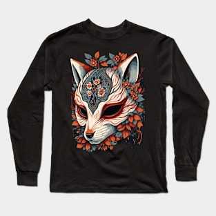 kitsune mask | kitsune kamen T-Shirt Long Sleeve T-Shirt